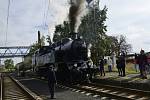 Na trať mezi Chomutovem a Mostem vyjel historický parní vlak