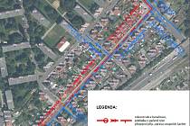 V Moravské a v přilehlých ulicích v Chomutově se bude opravovat vodovod a kanalizace.