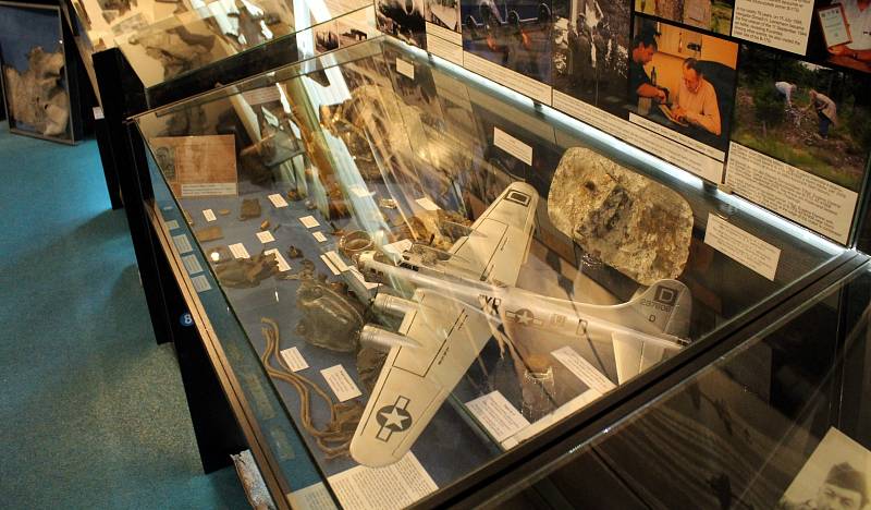 Muzeum v Kovářské připomíná největší leteckou bitvu nad Krušnohořím.