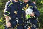 Příprava dobrovolných hasičů zahrnuje i lezení