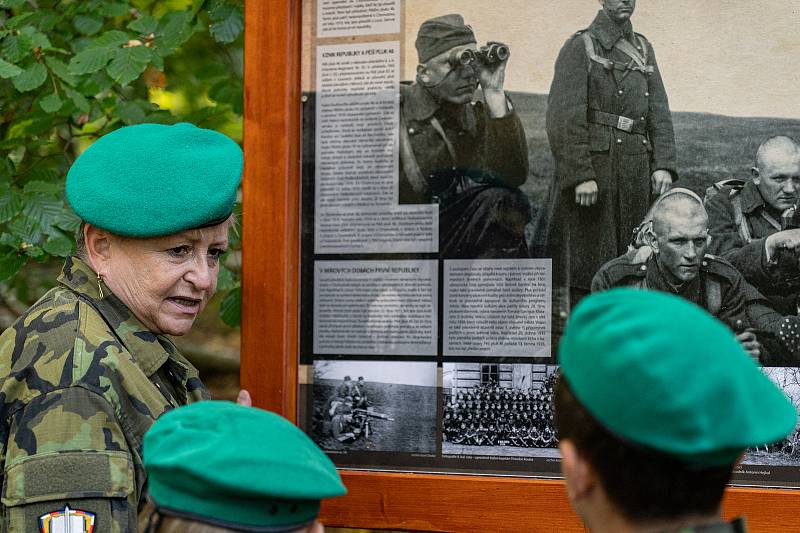 Muzeum vojenské historie Na Kočičáku navštívila brigádní generálka v české armádě Zuzana Kročová.