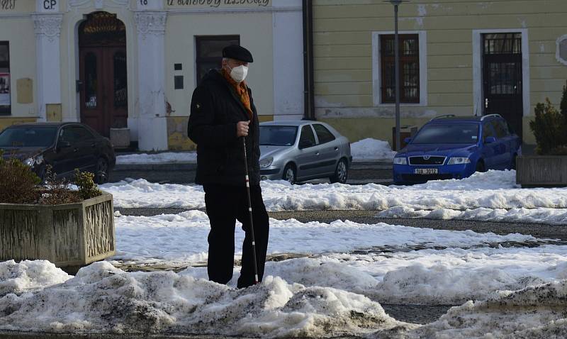 Víkend v centru Kadaně. Sobota 20. února 2021