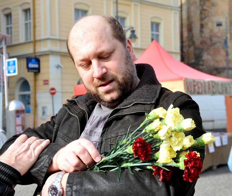 Farmářské trhy v Chomutově.