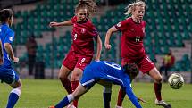 Kvalifikační utkání ve fotbale dnes odehrály v Chomutově ženy reprezentace ČR proti soupeři z Azerrbajdžánu. Výsledek utkání 3:0. (27.10.2020)