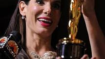 Oscar 2009: Sandra Bullock se svým prvním Oscarem