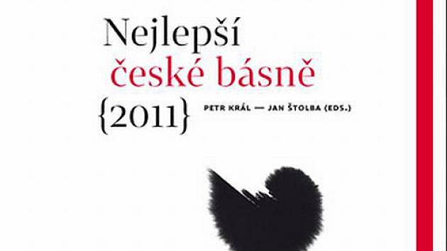 Nejlepší české básně 2011, obálka knihy z nakladatelství Host
