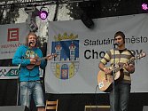 Tomáš Klus spolu s Jiřím Kučerovským na festivalu Kamenčák