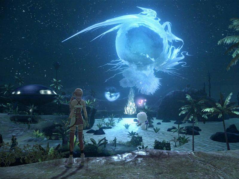 Počítačová hra Final Fantasy XIII-2.